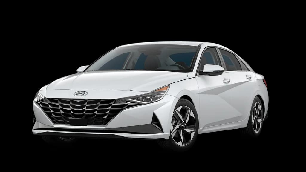Hyundai Elantra, White